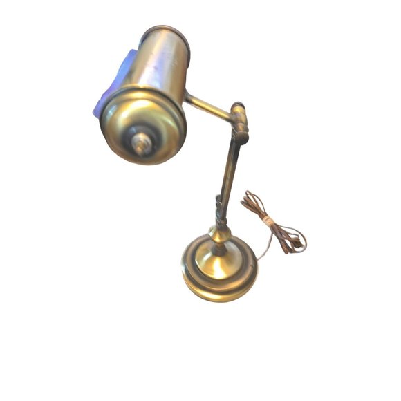 Vintage Underwriters Laboratories Brass Bankers Piano Desk Lamp - Picture 6 of 12